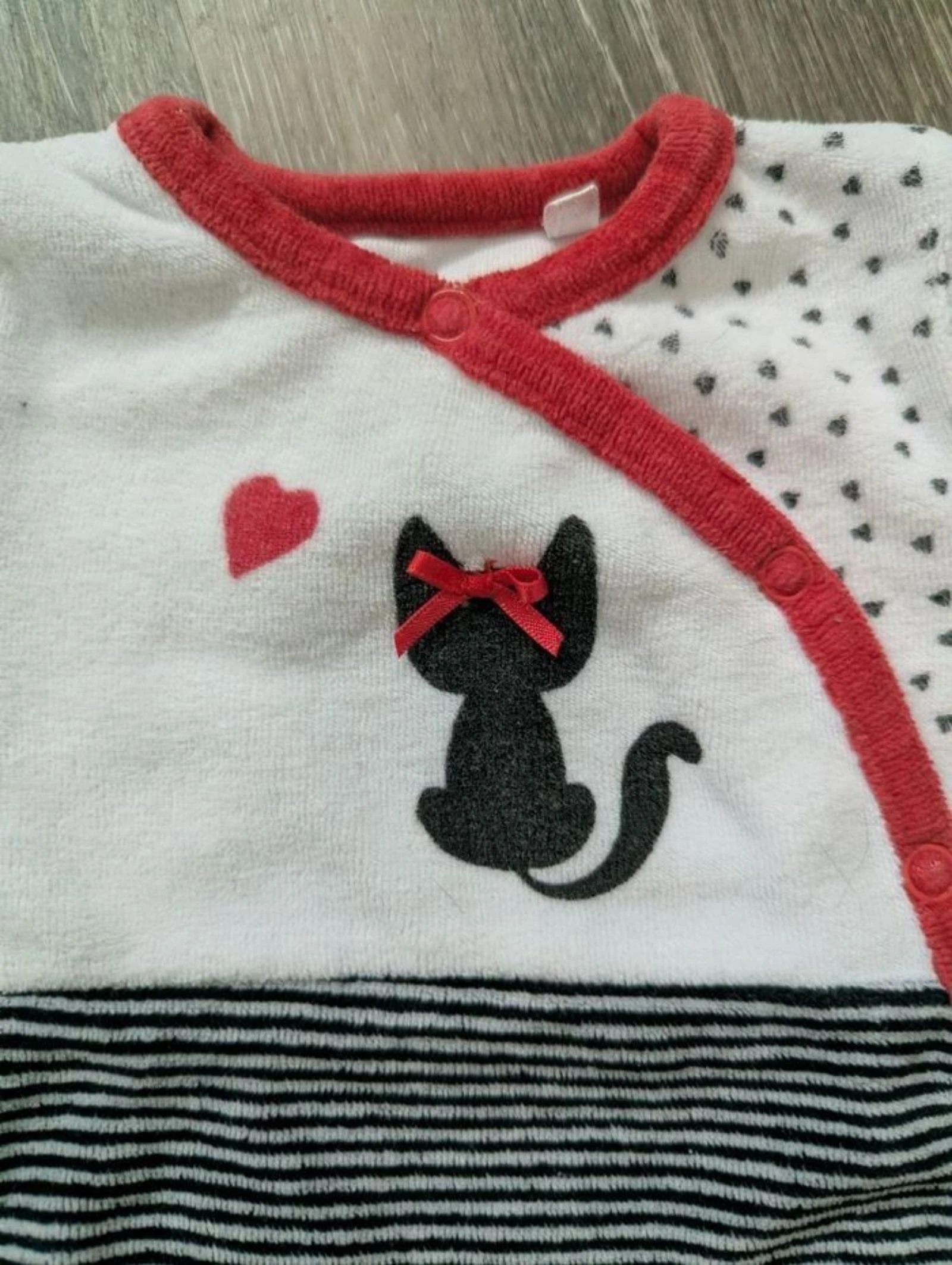 Pijama de terciopelo 1 mes – photo 4